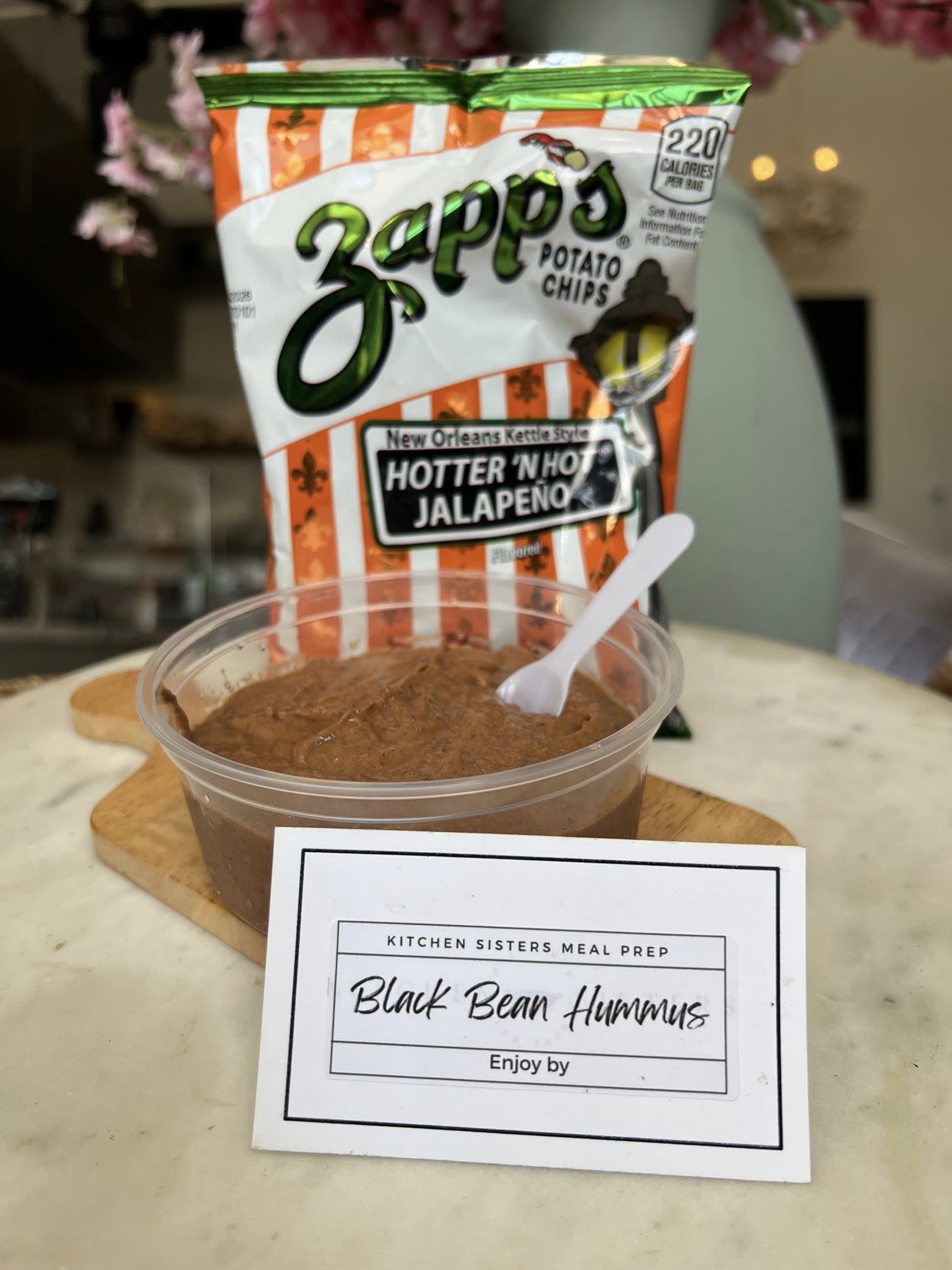 Bejeweled Black Bean Hummus
