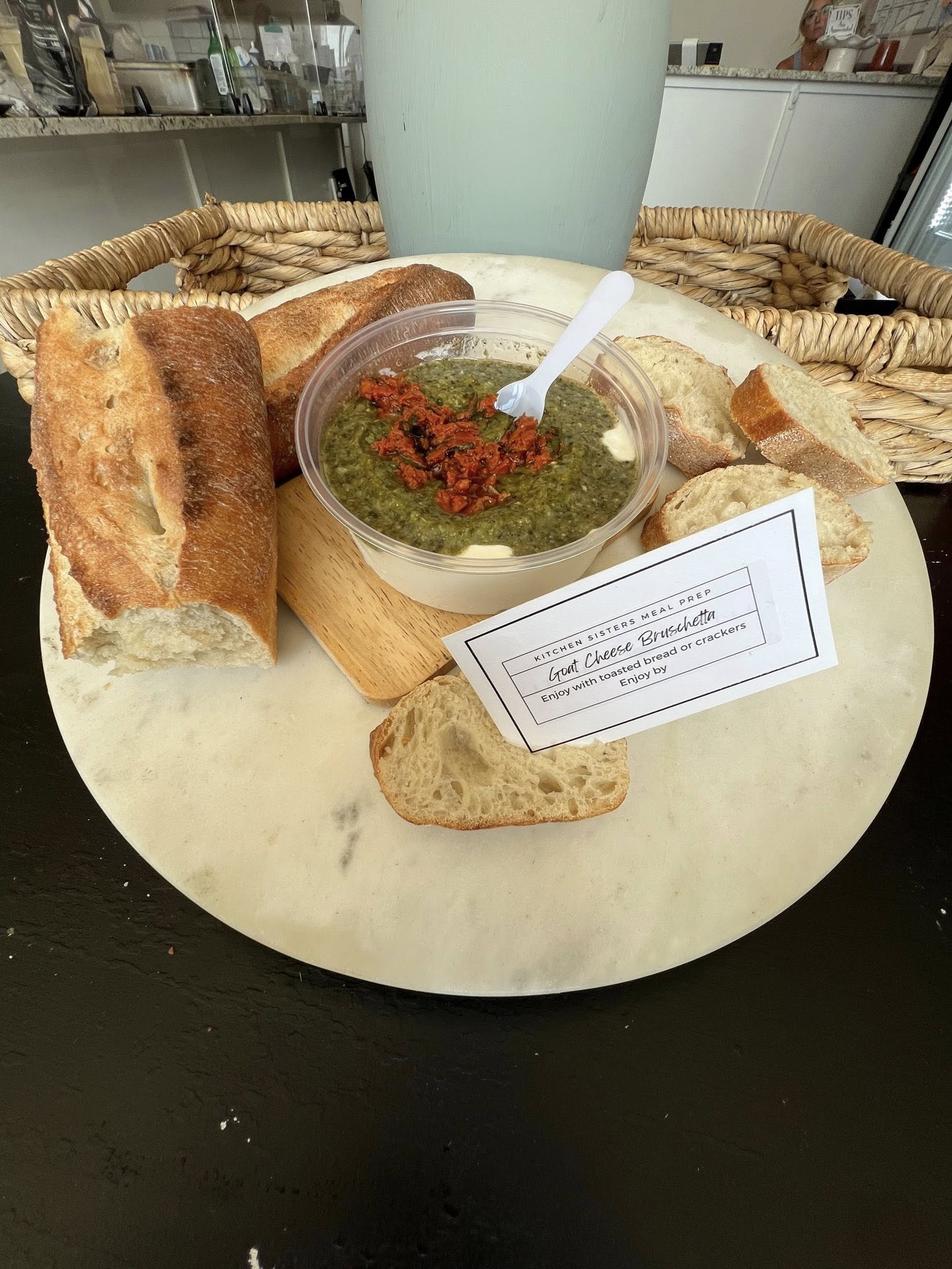 Goat Cheese Bruschetta