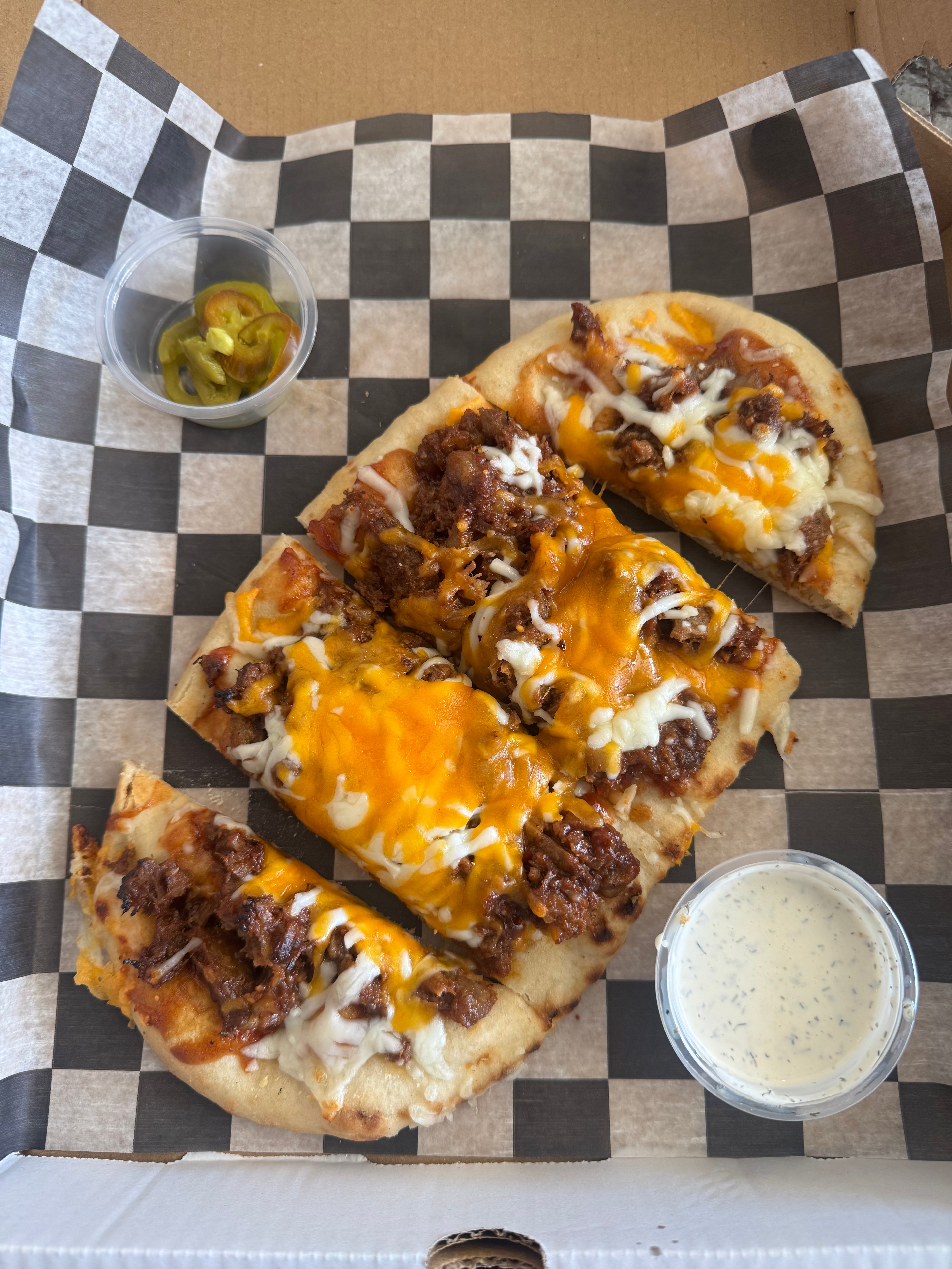 BBQ Brisket Flatbread