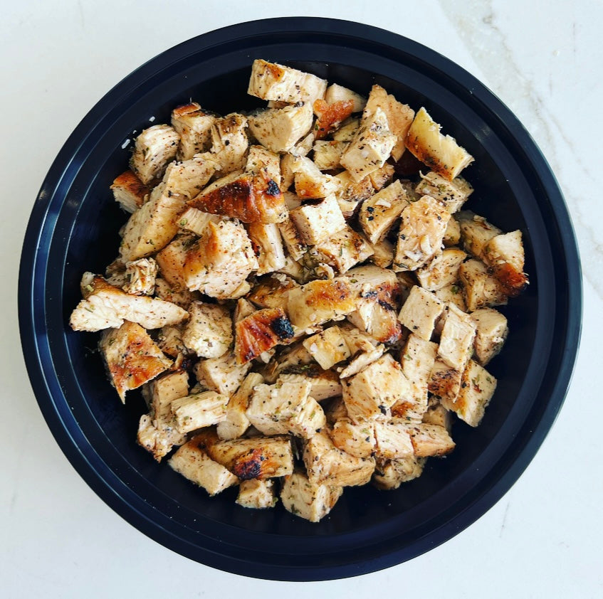 Grilled Herb Chicken Breast Custom Meal Prep Bowl