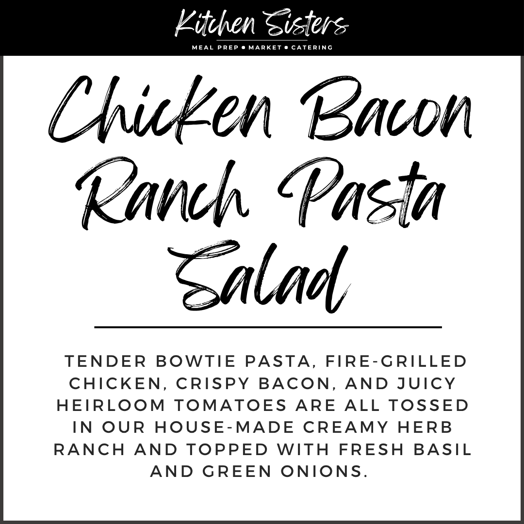 Chicken Bacon Ranch Pasta Salad