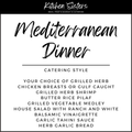 Mediterranean Dinner - Catering Style