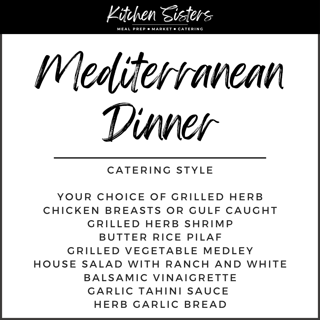 Mediterranean Dinner - Catering Style