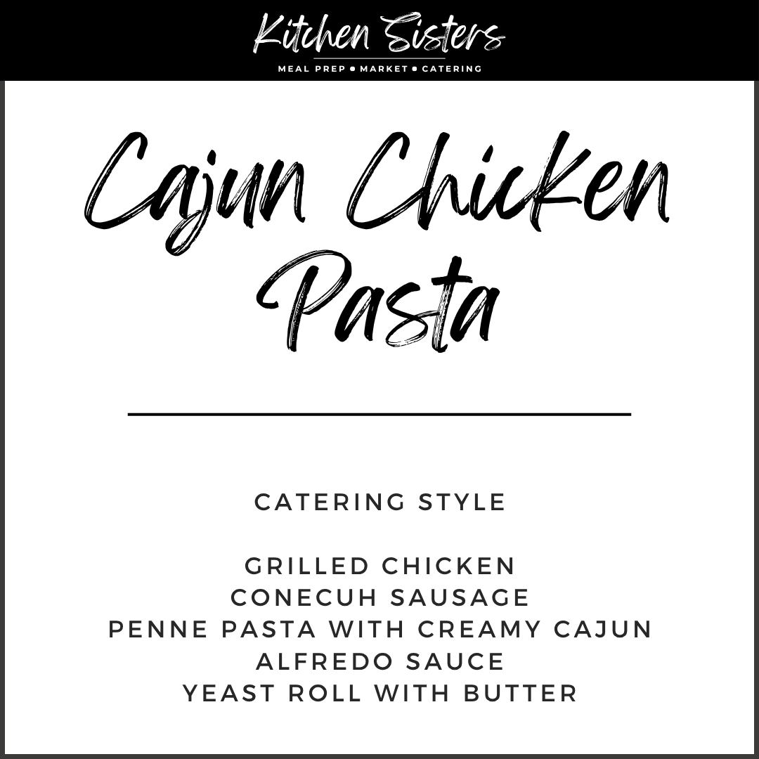 Cajun Chicken Pasta - Catering Style
