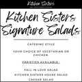 Kitchen Sisters Salads - Catering Style