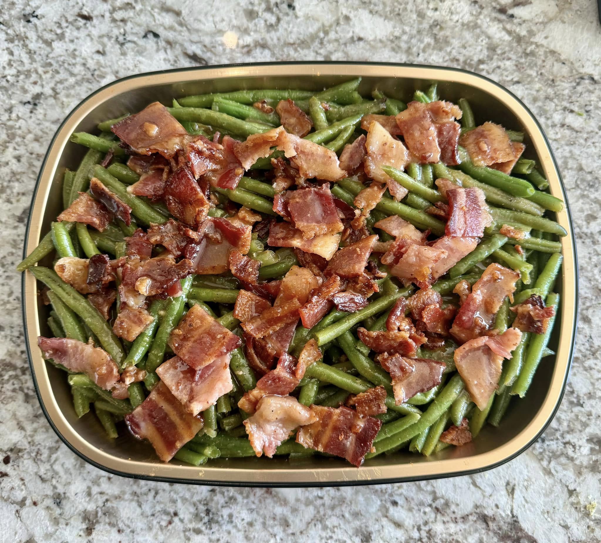 Brown Sugar Bacon Green Beans - Thanksgiving Style