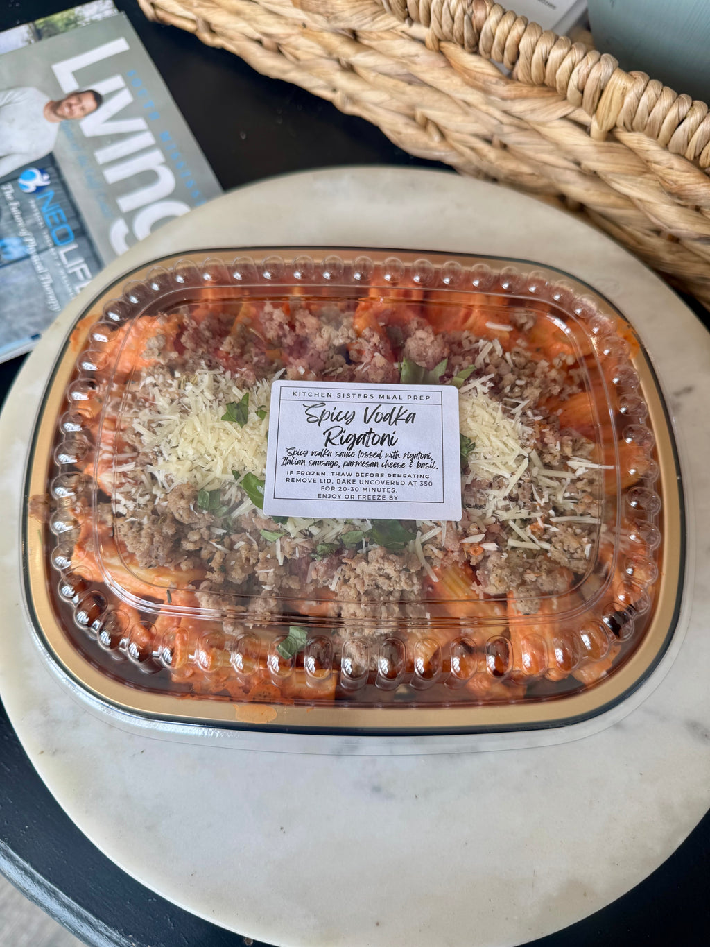 Spicy Vodka Rigatoni - Catering Style