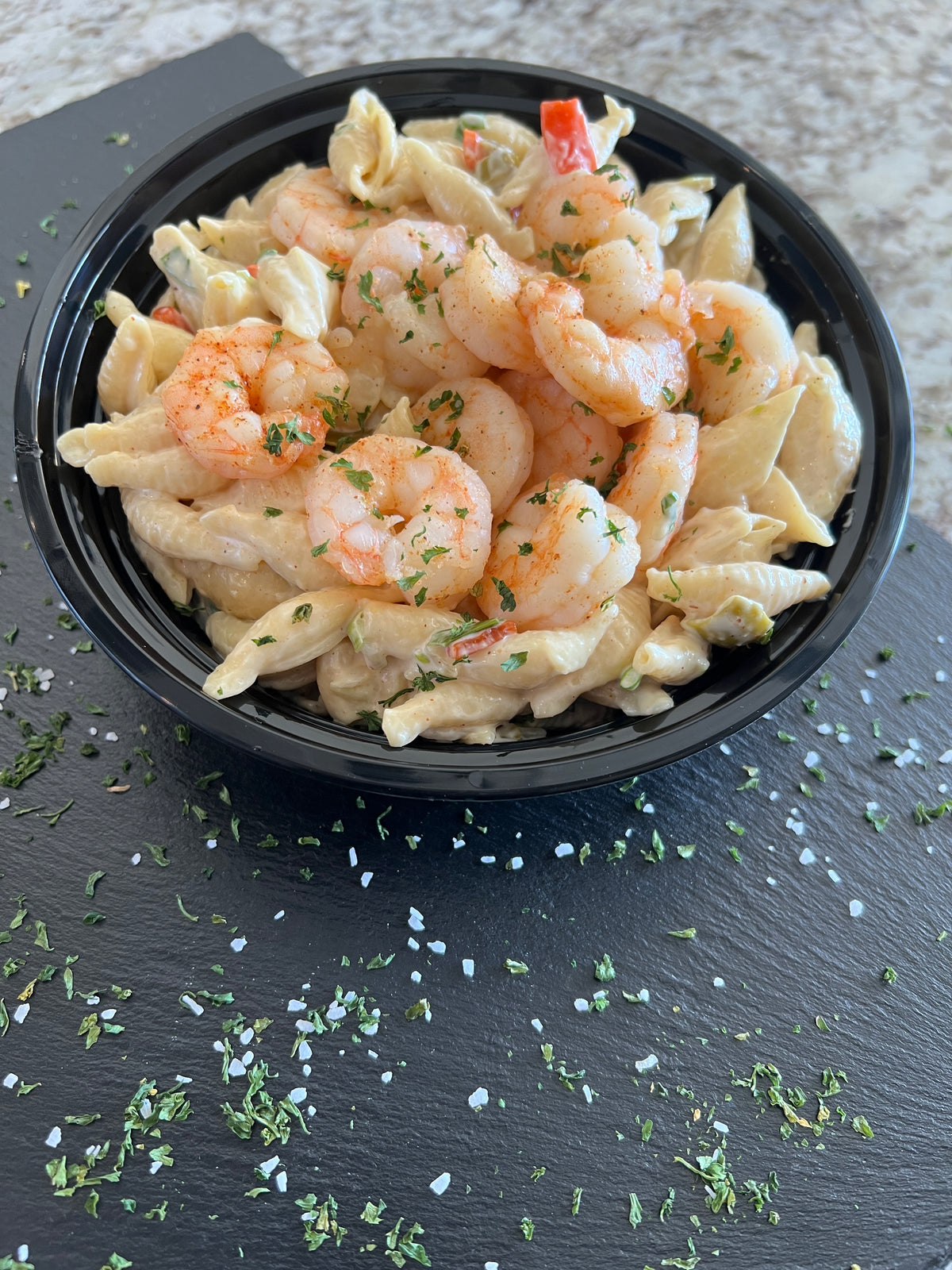 Creamy Southern Shrimp Pasta Salad