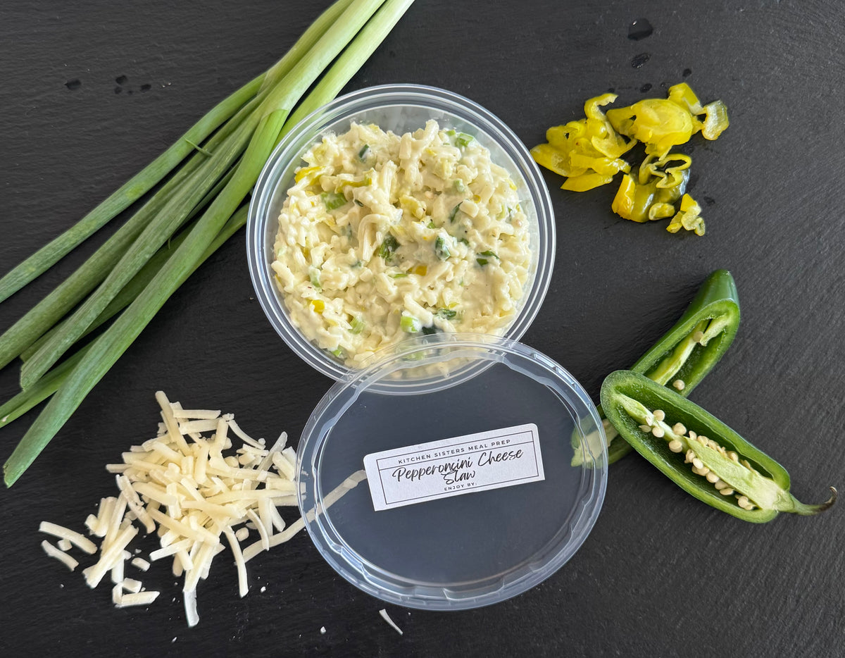 Pepperoncini Cheese Slaw