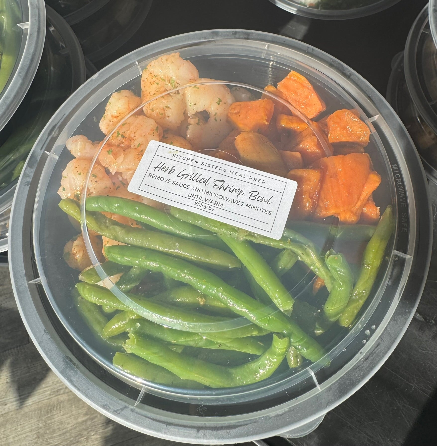 Grilled Herb Shrimp Custom Meal Prep Bowl