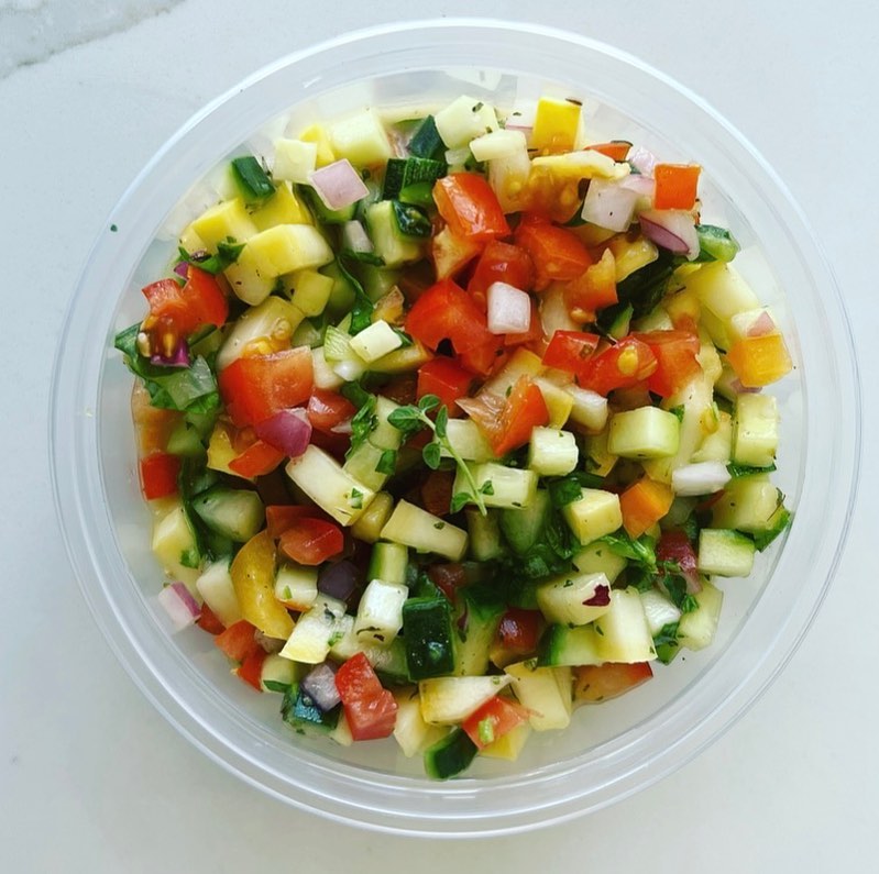 Chopped Marinated Vegetables