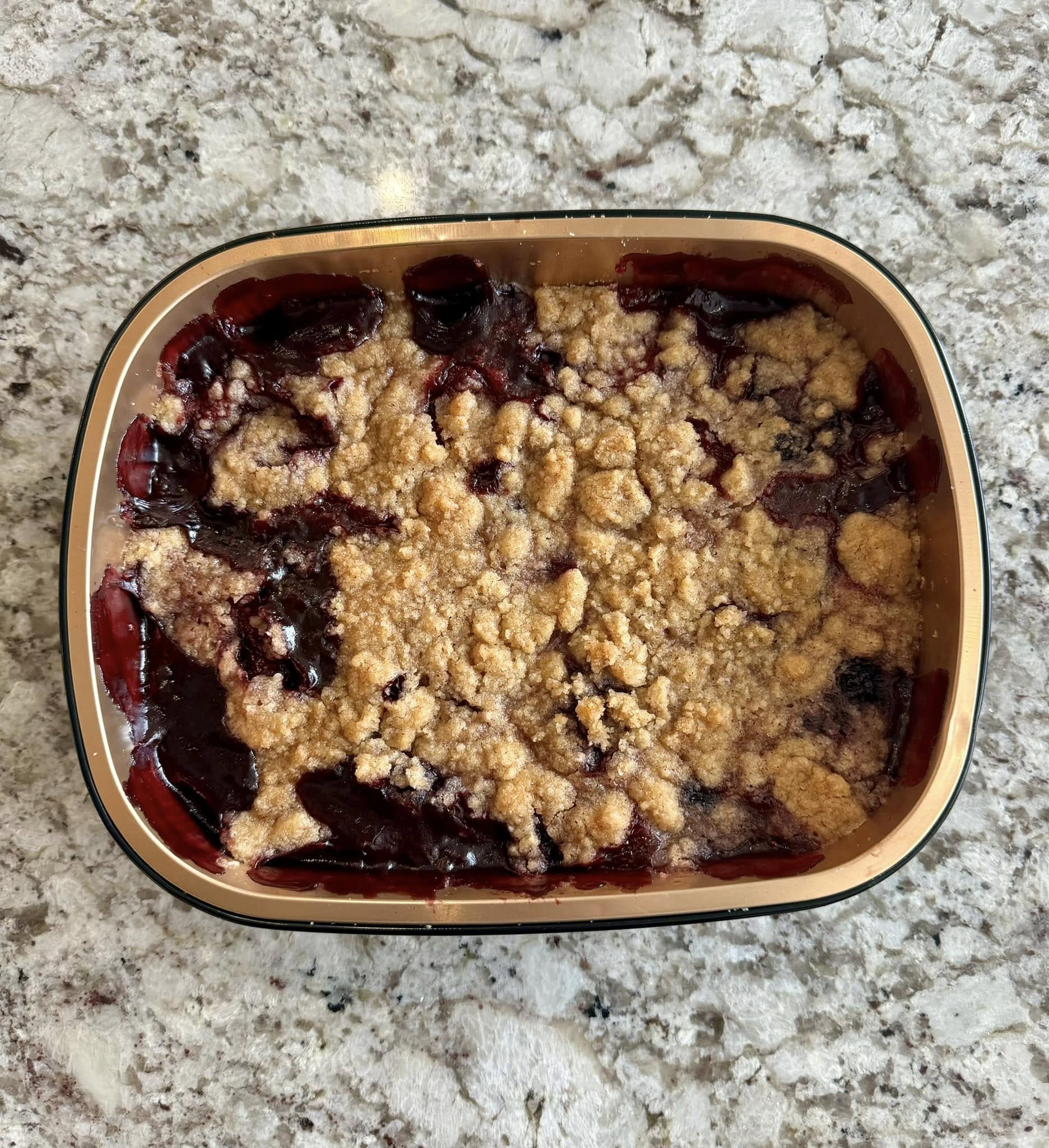 Triple Berry Crumble- - Thanksgiving Style