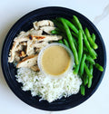 Garlic Tahini Chicken Bowl